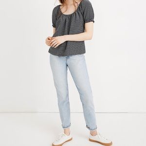 Madewell Peasant Top in Stripe